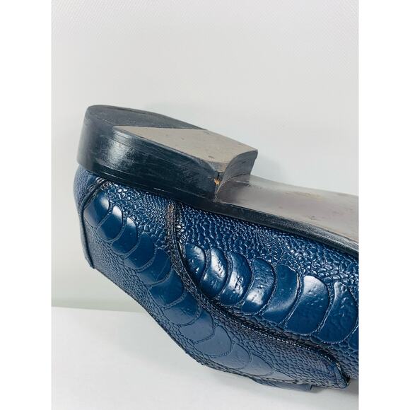 Giorgio Brutini - Men’s Blue Oxford Genuine Leather Shoes size 12 - SHARP!! - Picture 9 of 9